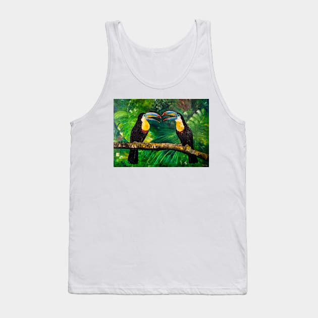 Toucans Tank Top by NataliaShchip